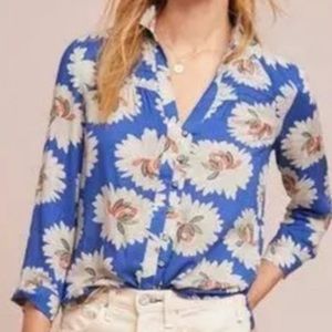 Anthropologie 52 Conversations Colloquial Blouse